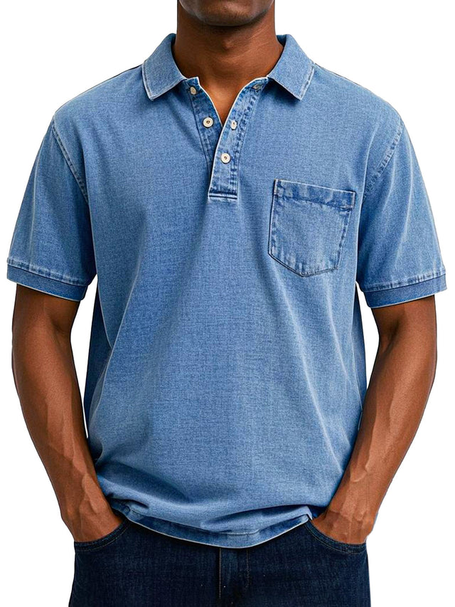 Preston | Vintage Casual Polo Skjorta