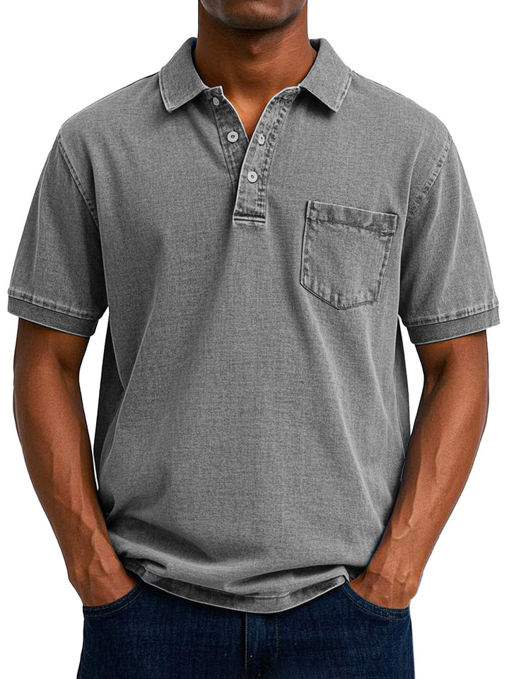 Preston | Vintage Casual Polo Skjorta