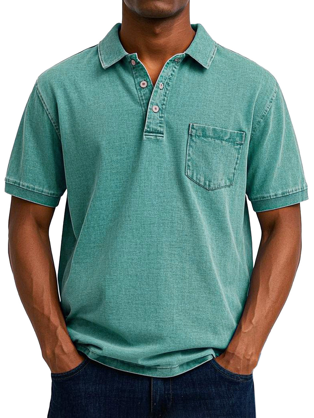 Preston | Vintage Casual Polo Skjorta