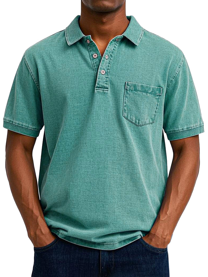 Preston | Vintage Casual Polo Skjorta