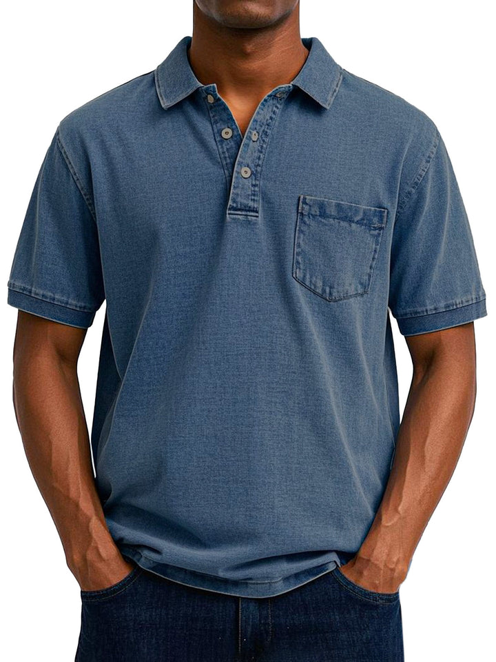 Preston | Vintage Casual Polo Skjorta