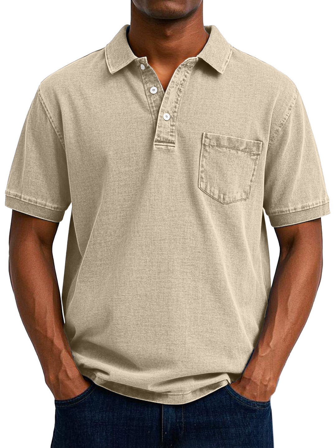 Preston | Vintage Casual Polo Skjorta