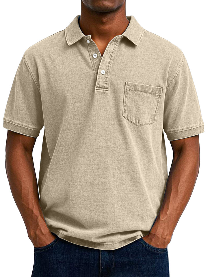 Preston | Vintage Casual Polo Skjorta