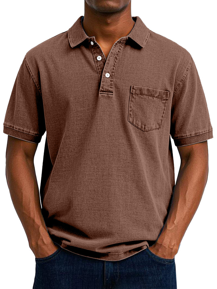 Preston | Vintage Casual Polo Skjorta