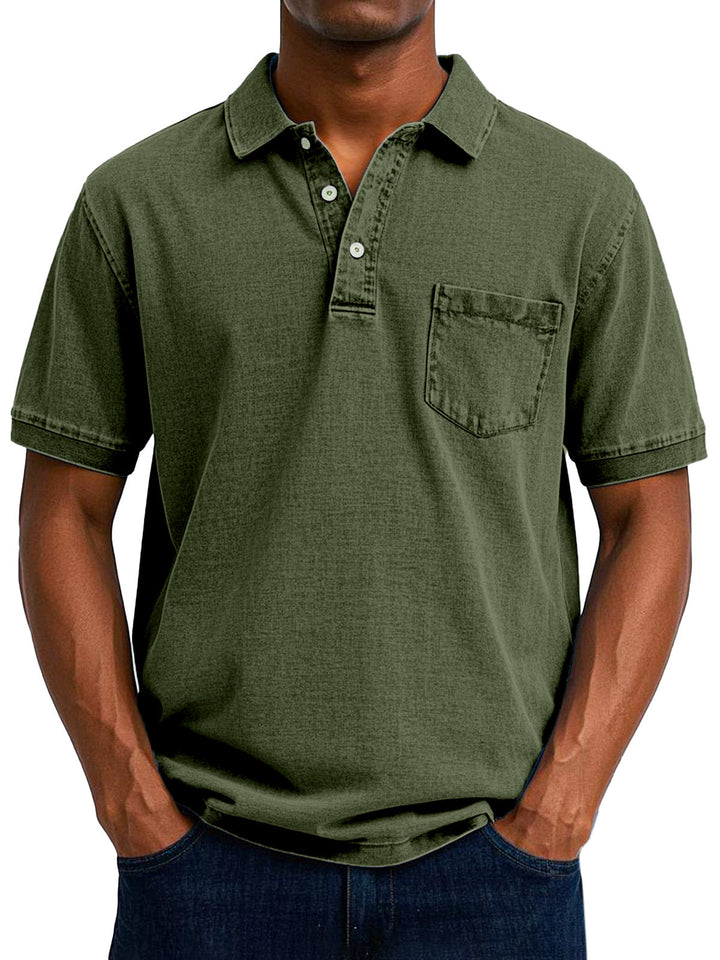 Preston | Vintage Casual Polo Skjorta