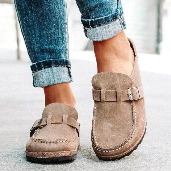 Lauren | Lågklackade Spänne Loafers