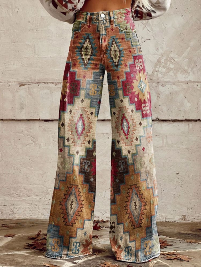Leonora | Stiliga Retro Eleganta Byxor
