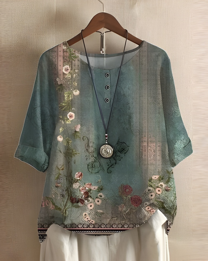Fiona | Avslappnad Sommar Boho Top