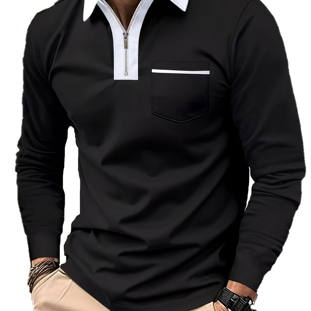 Curtis | Fins Zip-Krage Polo Skjorta
