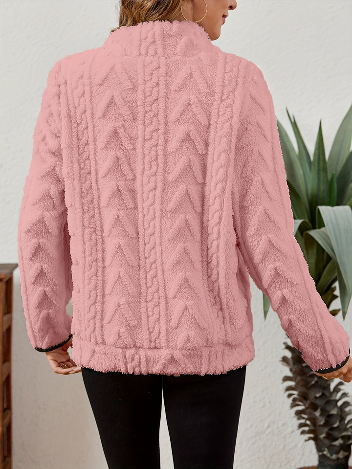Delilah | Mysig Halv-Zip Tröja