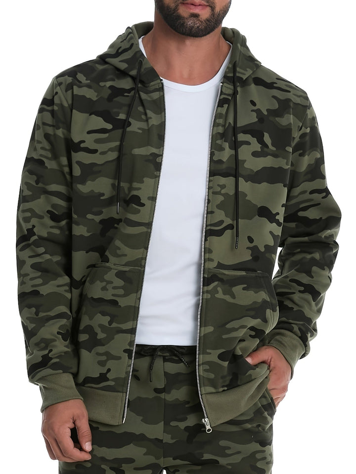 Gavin | Full-Zip Huva Sweatshirt