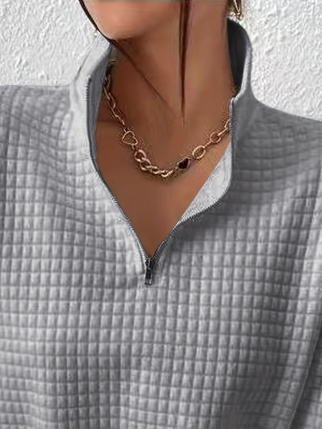 Susanna | Avslappnad Quarter-Zip Pullover