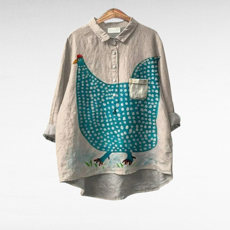 Keisha | Modern Höntryck Blus
