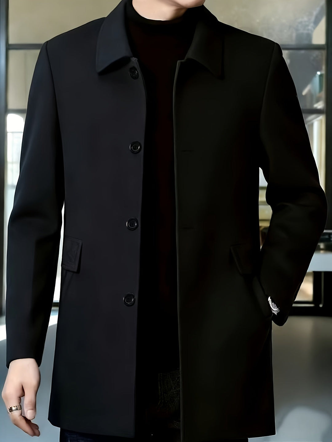 Gerard | Raffinerad Enknäppt Kappa