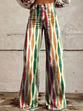 Carrie | Elegant Multicolor Boho Byxor