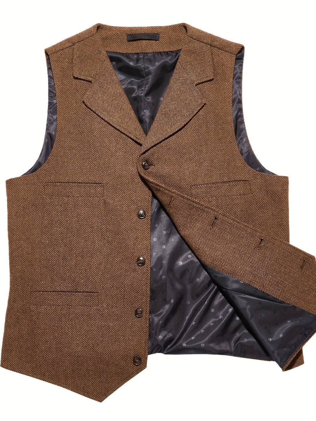 Byron | Raffinerad Herringbone Västar