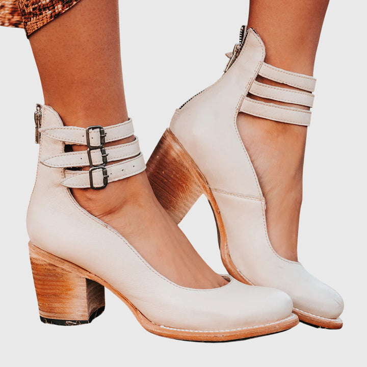 Hannah | Elegant Triple Ankelremmar Klackar