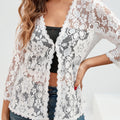 Cassandra | Blommig Öppen Cardigan