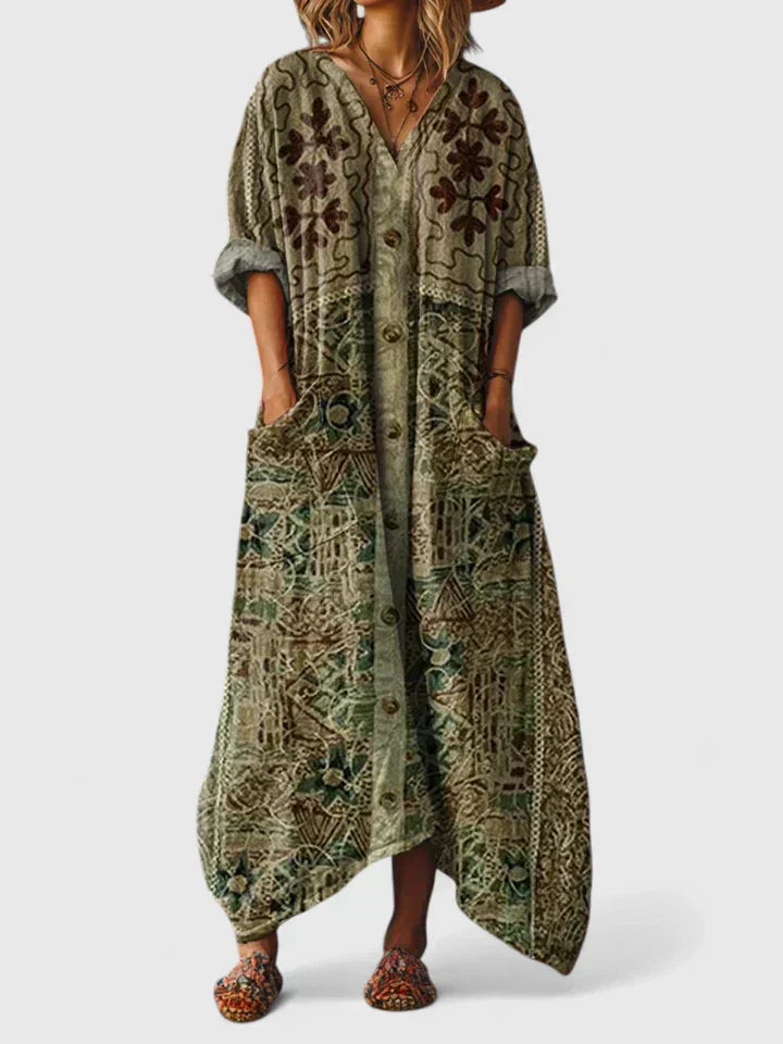 Aurora | Elegant Oversize Fickklänning