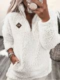 Renee | Mysig Halvdragkedja Pullover