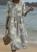 Sydney | Elegant Retro Blommig Klänning