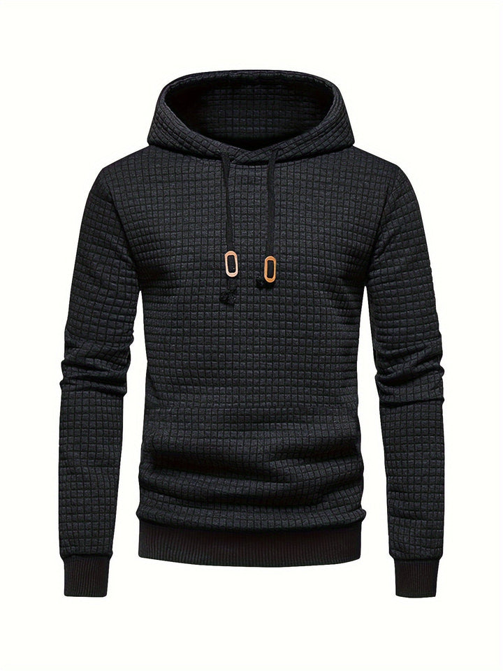Garrison | Texturerad Huva Pullover Hoodie