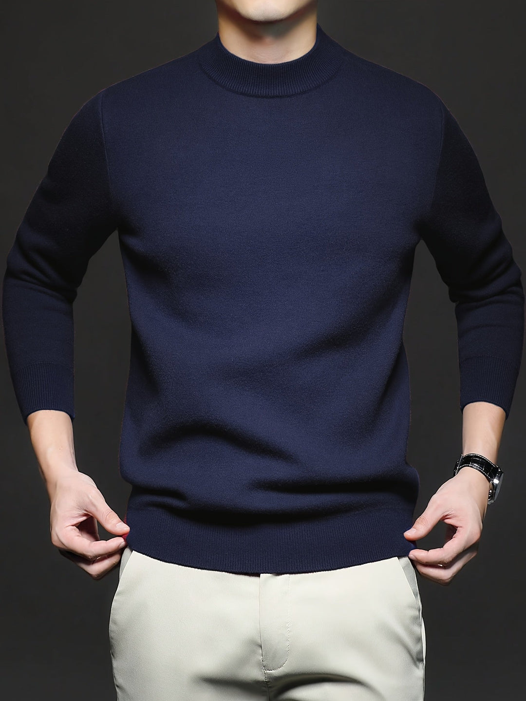 Everett | Raffinerad Höghalssweater