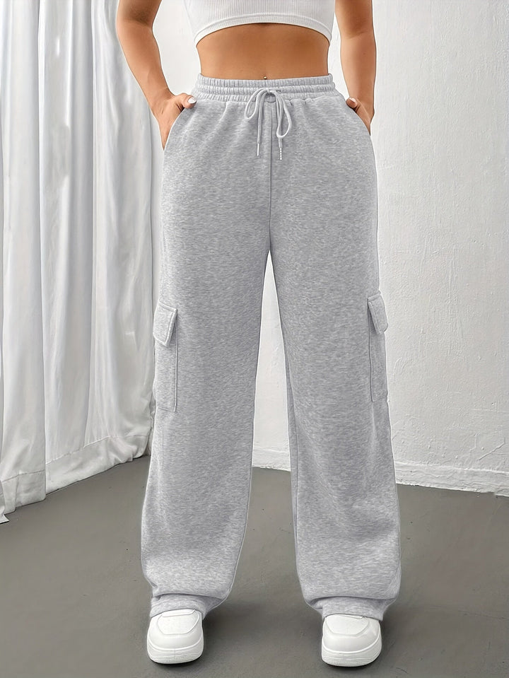 Ruth | Avslappnade Cargo Sweatpants