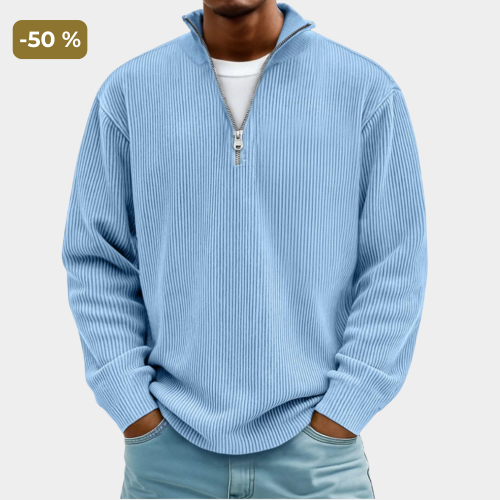 Chase | Stilig Zip Hög Nacktröja