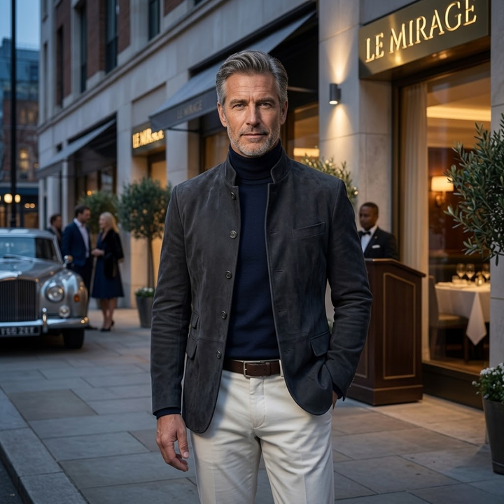 Adrian | Avslappnad Modern Knapp Cardigan