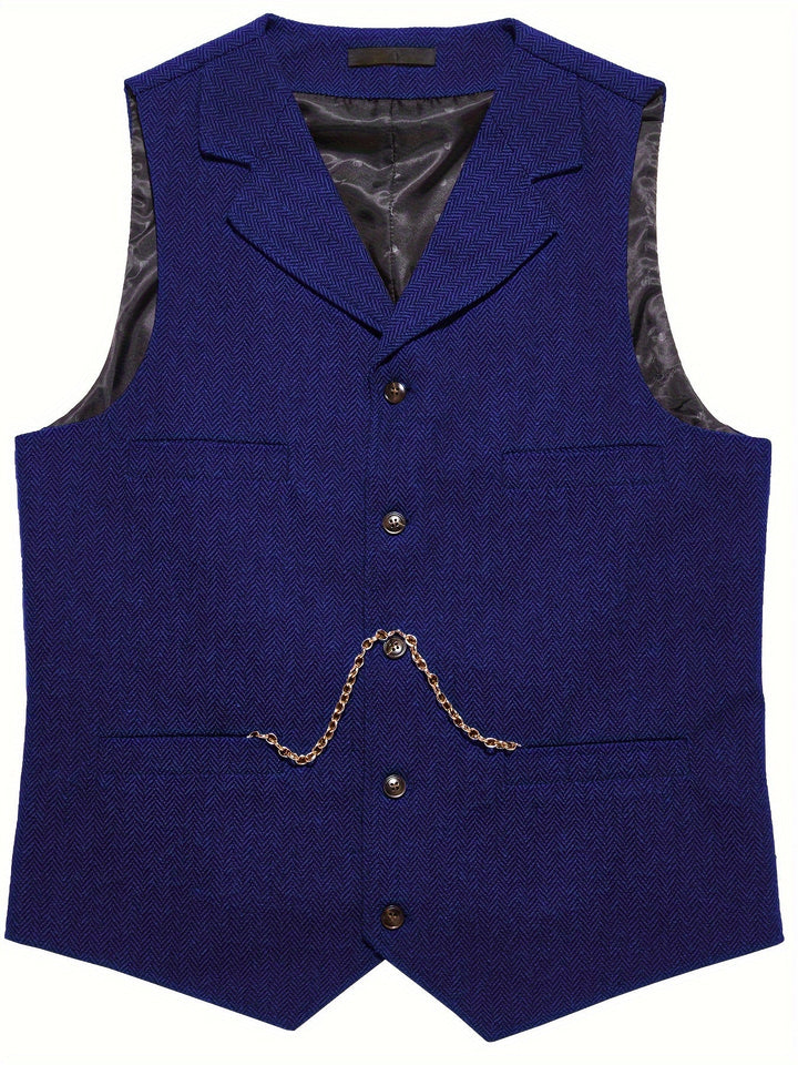 Byron | Raffinerad Herringbone Västar