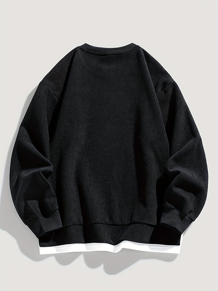 Harvey | Layered Crewneck Sweatshirt