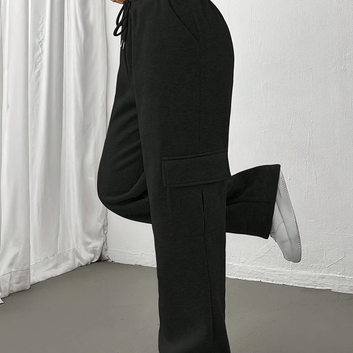 Ruth | Avslappnade Cargo Sweatpants