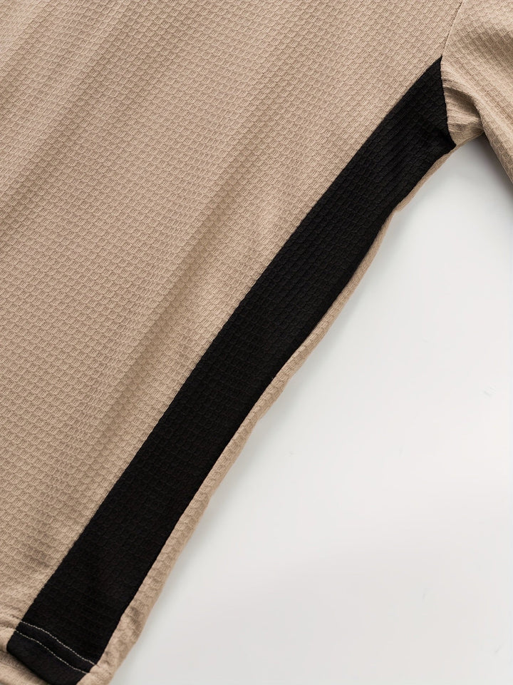 Curtis | Texturerad långärmad Henley
