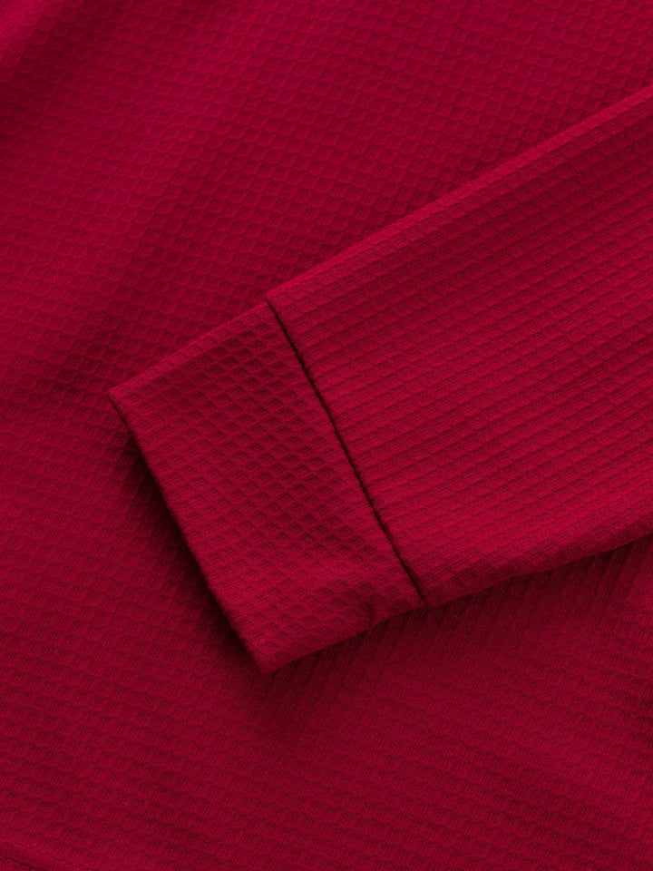 Curtis | Texturerad långärmad Henley