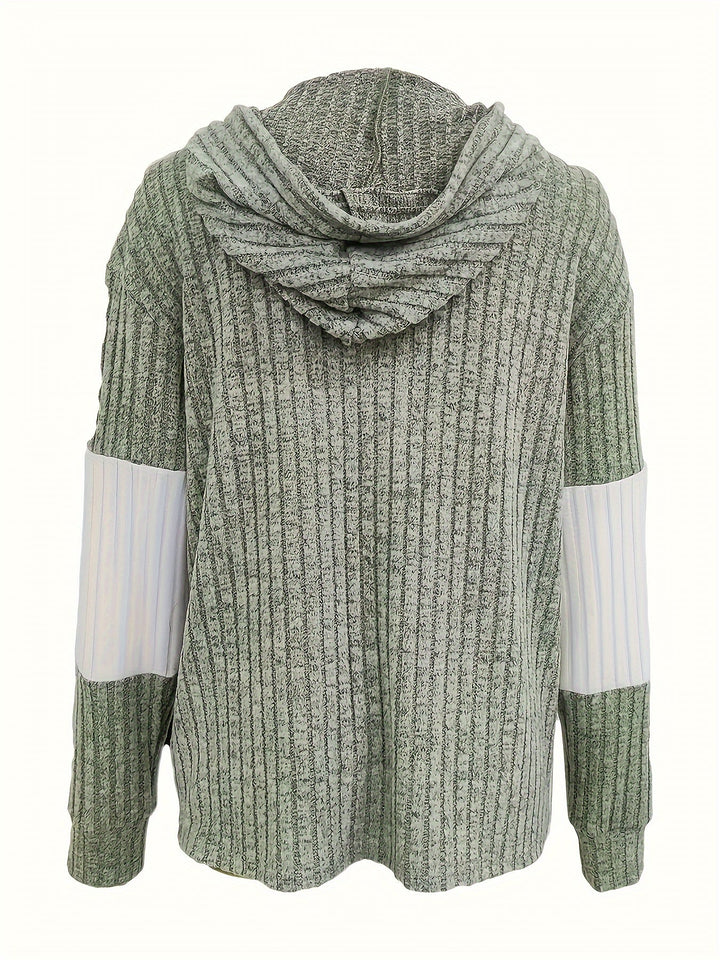 Shannon | Mysig Färgblock Zip-Hoodie