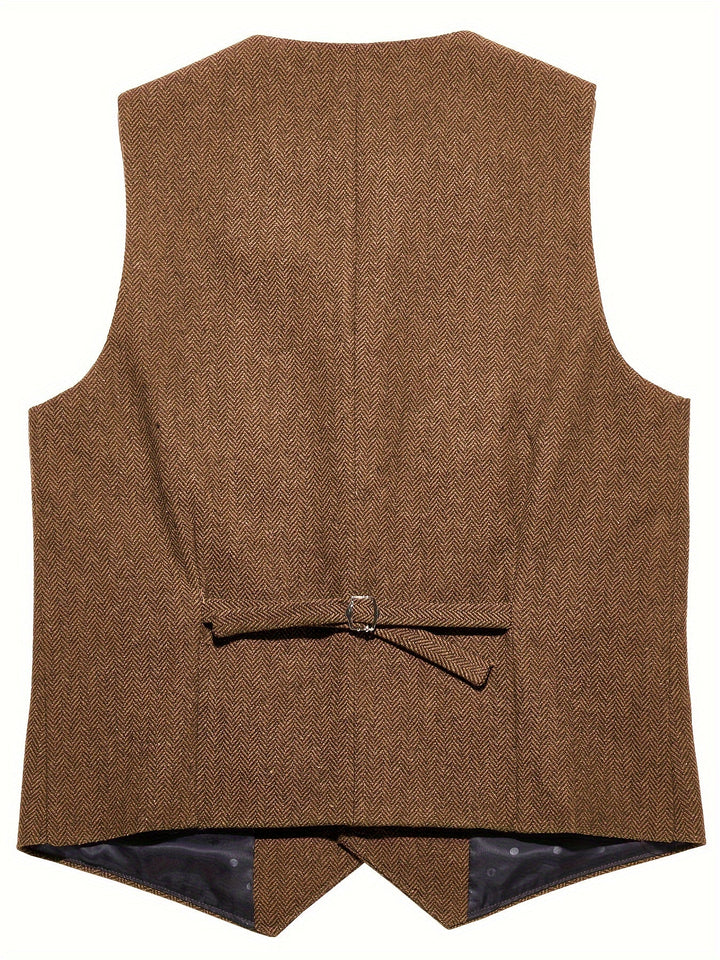 Byron | Raffinerad Herringbone Västar