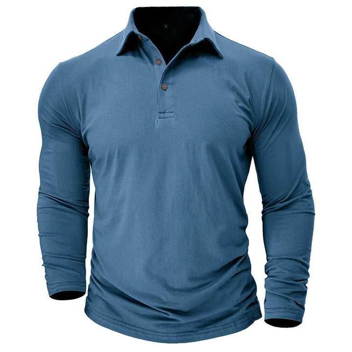 Travis Owen | Stilig Premium Långärmad Polo