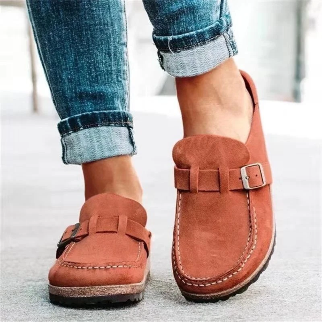 Lauren | Lågklackade Spänne Loafers