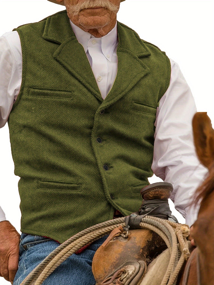 Colton | Heritage Herringbone Västen