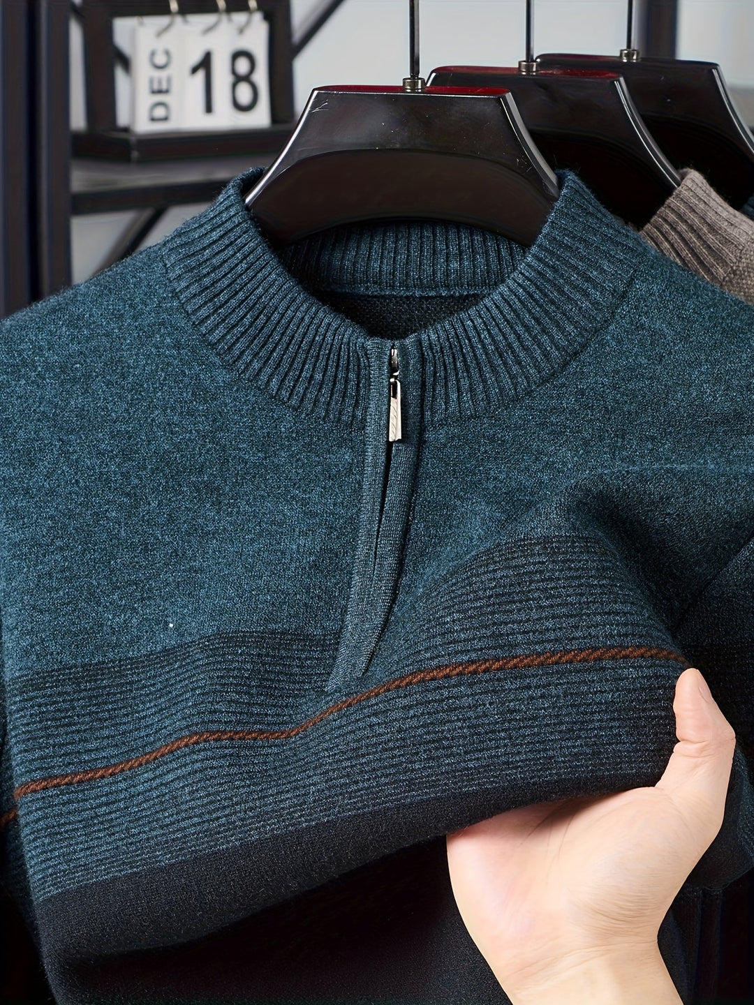 Oscar | Zip-Neck Tröja