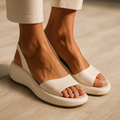 Elliana | Klassiska Minimalistiska Öppna Tå Sandaler