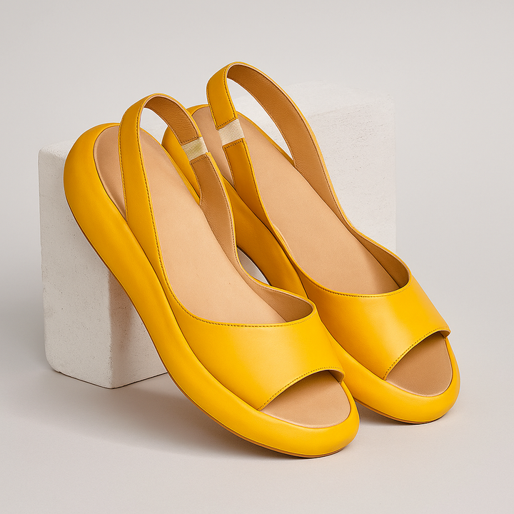 Elliana | Klassiska Minimalistiska Öppna Tå Sandaler