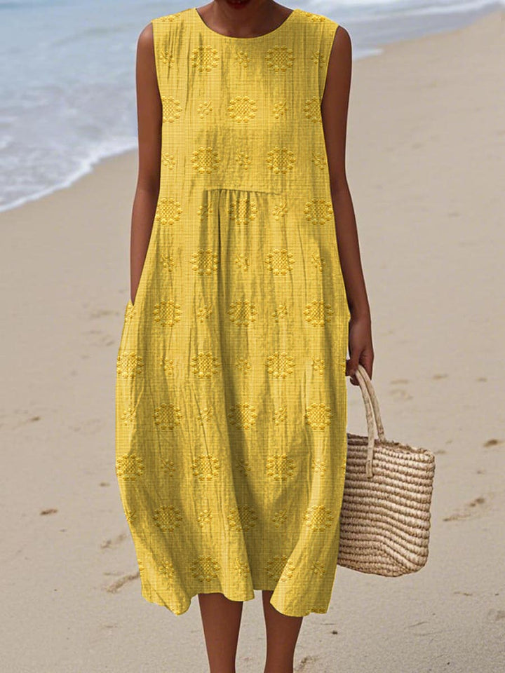 Hannah | Elegant Sommar Pocket Klänning