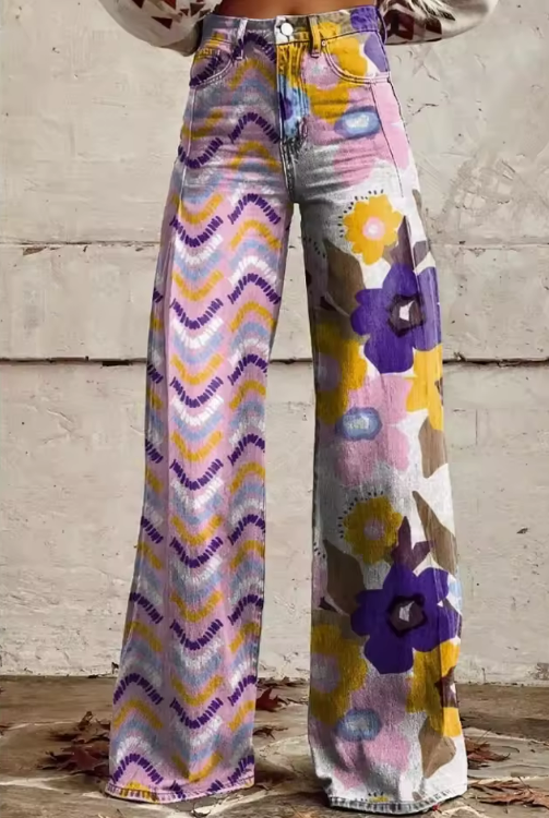 Isadora | Stiliga Multicolor Boho Blombyxor