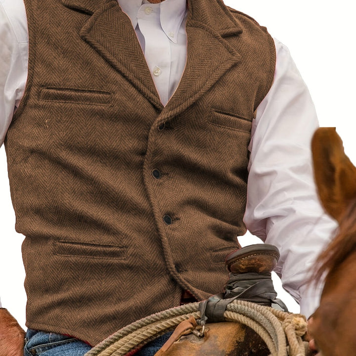 Colton | Heritage Herringbone Västen