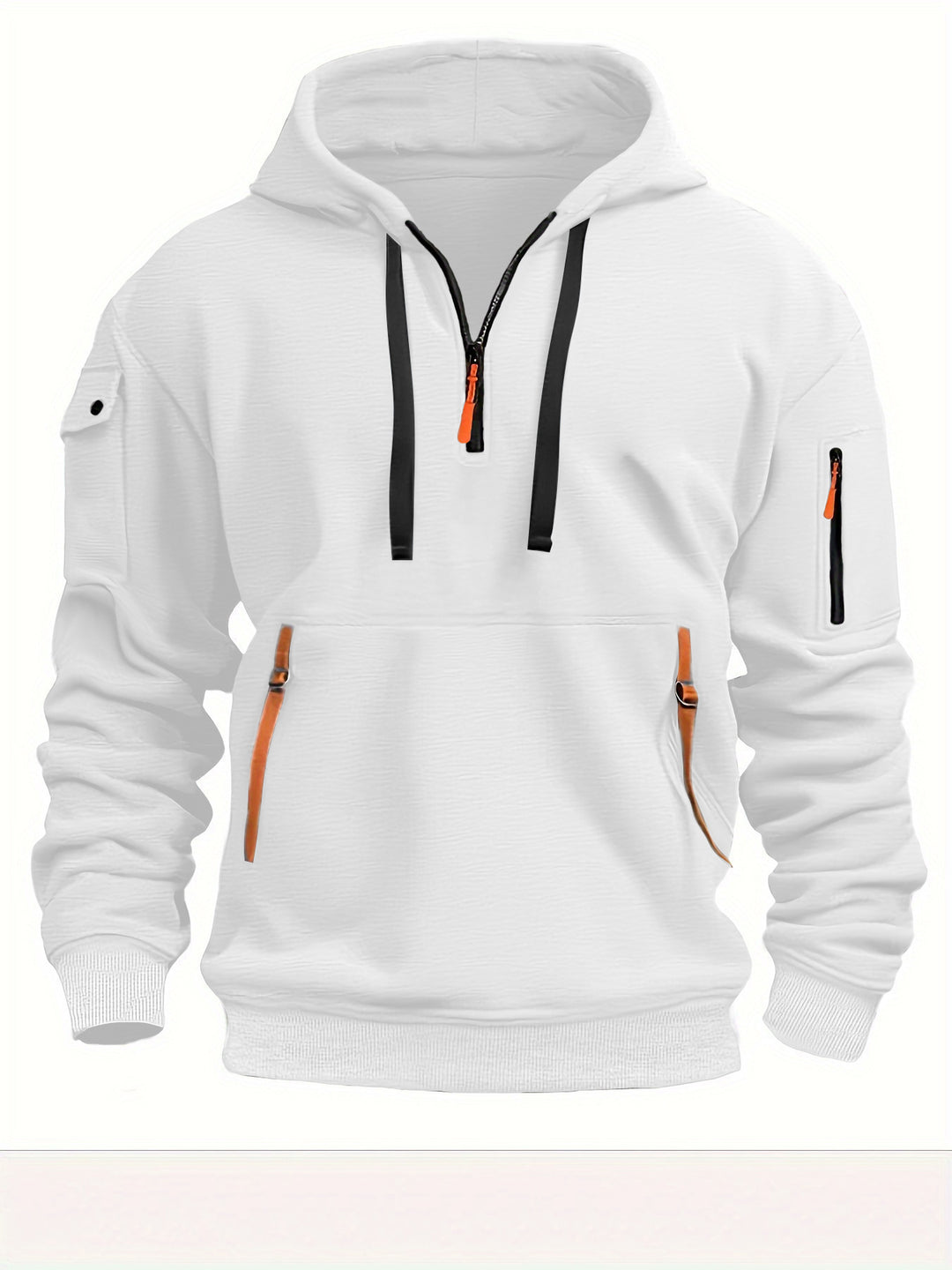 Hoodie oversize med nedfallande axlar och lös passform