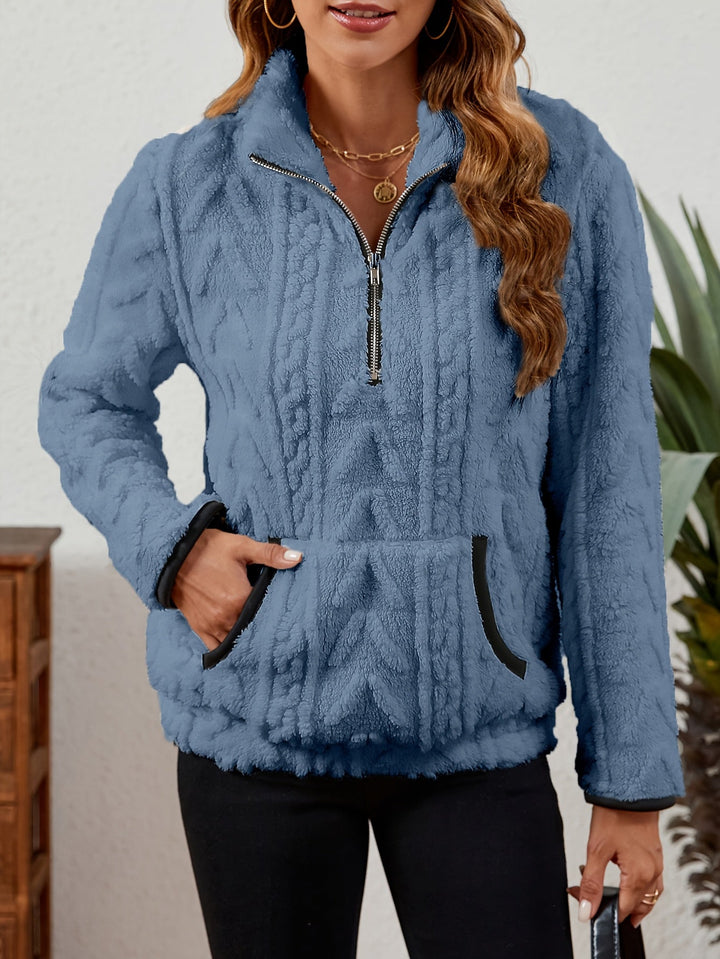 Delilah | Mysig Halv-Zip Tröja