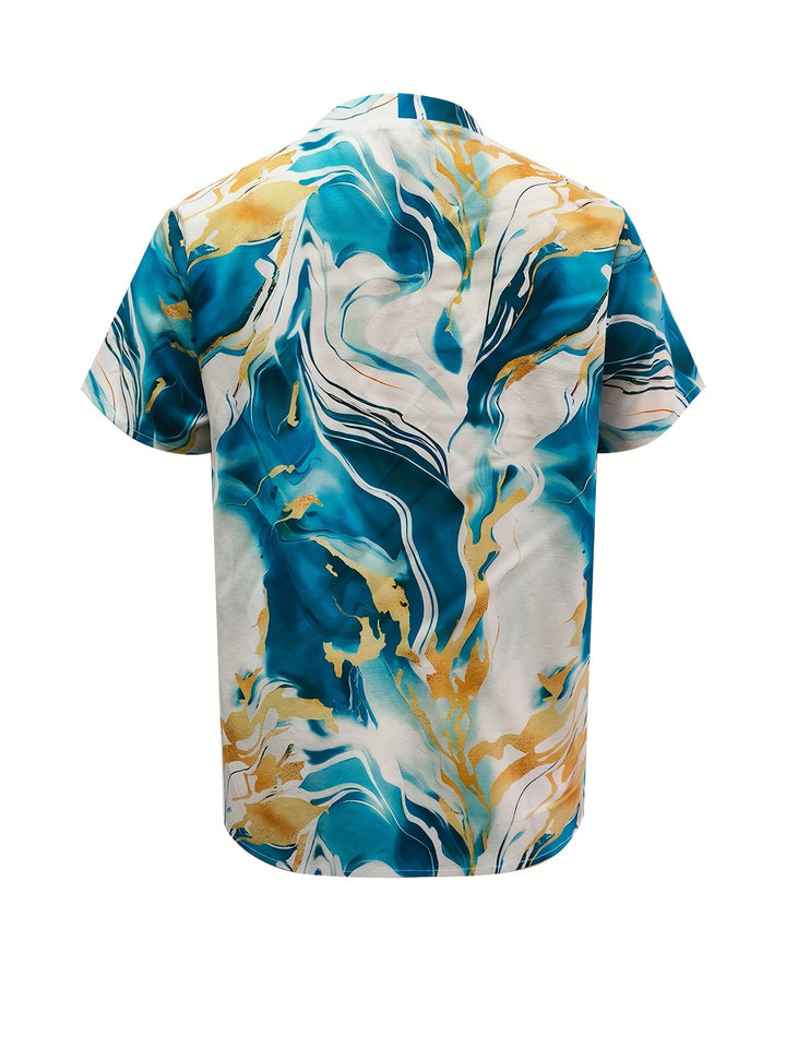 Joanna | Konstfull swirl-mönstrad blus
