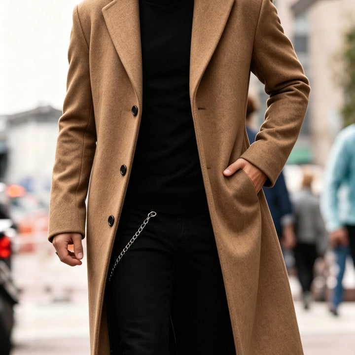 Chandler | Finsnittad Lång Trench Coat